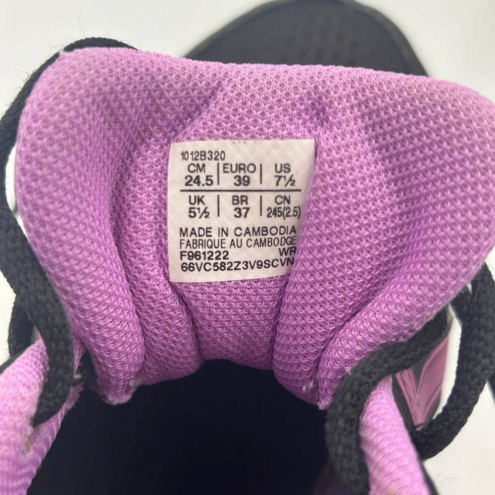 ASICS Gel Contend Women's Running Shoes Athletic Sneakers Black‎ Purple Size 7.5